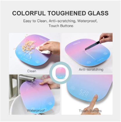 Smart Digital Kitchen Scale with Nutrition Analysis & Food Diary Tracking