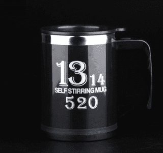 ☕ Automatic Self-Stirring Travel Mug with Lid - Hands-Free Mixing Gadget