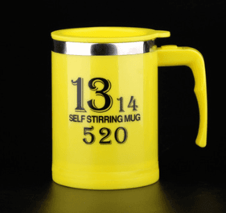 ☕ Automatic Self-Stirring Travel Mug with Lid - Hands-Free Mixing Gadget