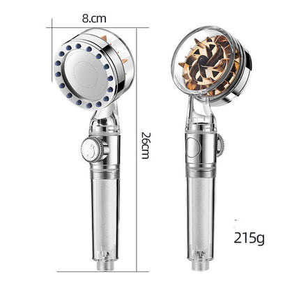High-Pressure Filtered Turbo Shower Head