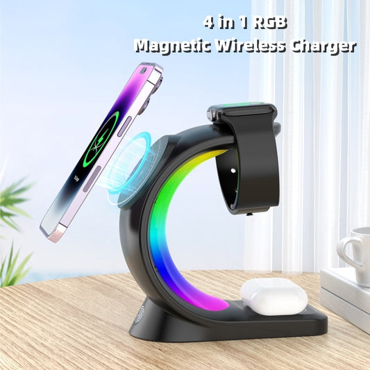 Premium RGB Multi-Function Wireless Charging Lamp