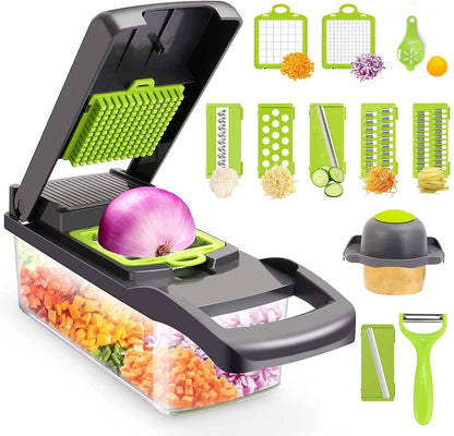 14-in-1 Professional Vegetable Chopper & Mandoline Kit -Time Saving Kitchen Gadget