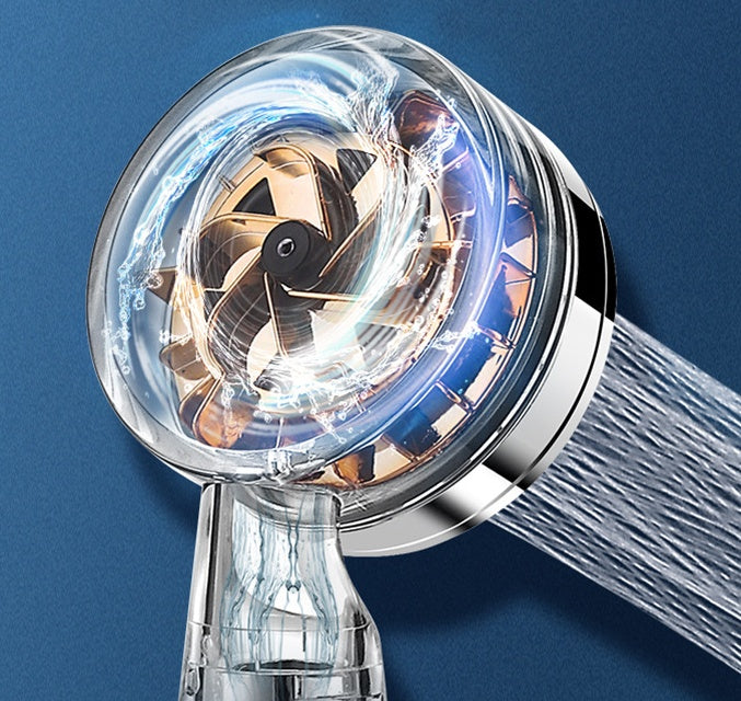 High-Pressure Filtered Turbo Shower Head